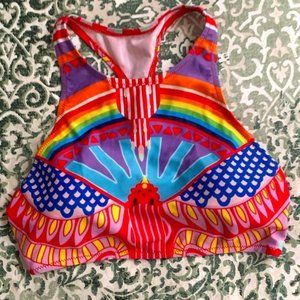 Razorback High Neck Bikini Top